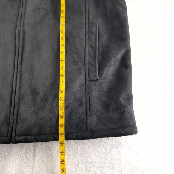 David Taylor Collection FauxSuede FauxFur Lined FullZip Heavy Coat Men's 3XL - Picture 10 of 11